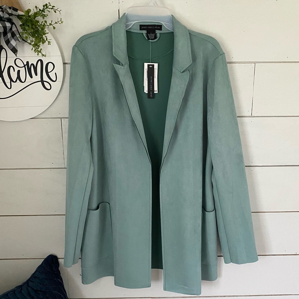 Joann Vass Faux Letter Cardigan